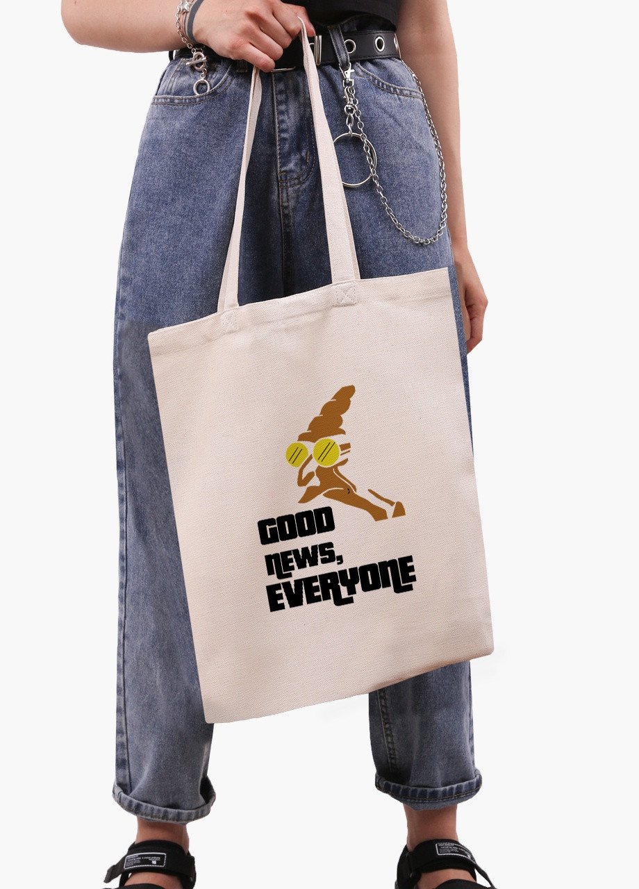 Эко сумка шоппер белая Профессор Фарнсворт Футурама (Farnsworth Futurama) (9227-1997-WT) Еко сумка шоппер біла 41*35 см MobiPrint (215943803)