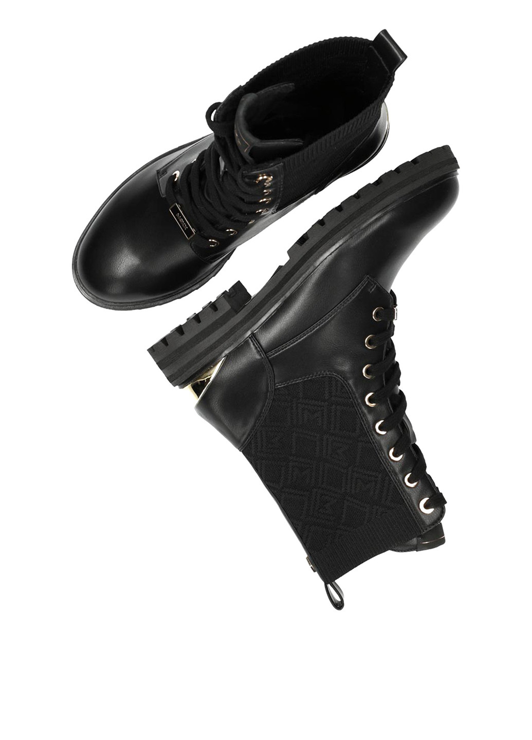 Осенние ботинки Mexx без декора из искусственной кожи, тканевые