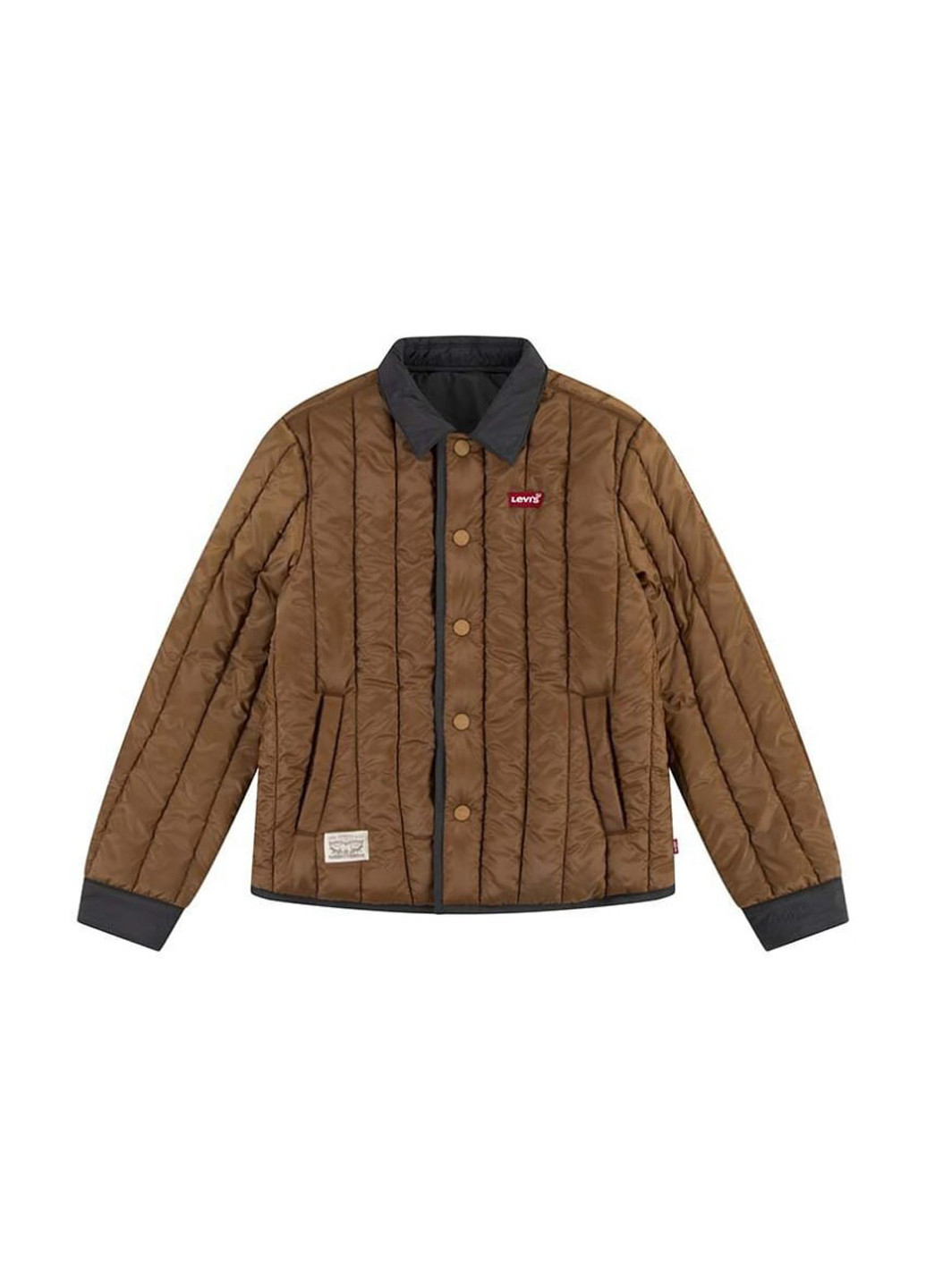 Черная демисезонная куртка двухсторонняя Levi's