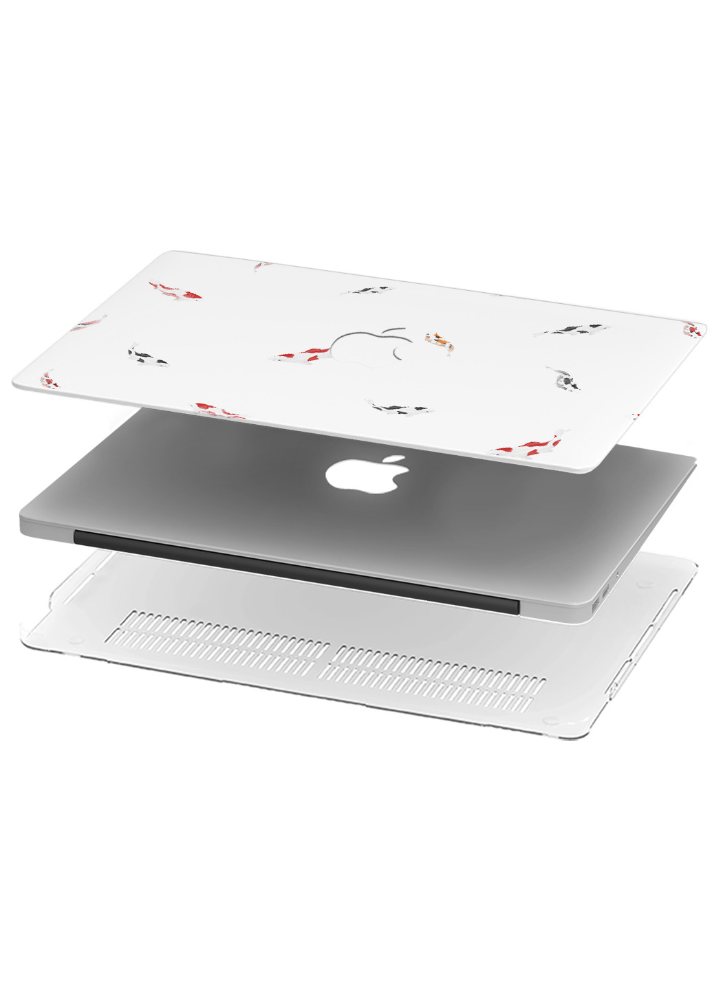 Чохол пластиковий для Apple MacBook Pro 13 A1278 Рибка Короп Кои (6347-2777) MobiPrint (219124469)