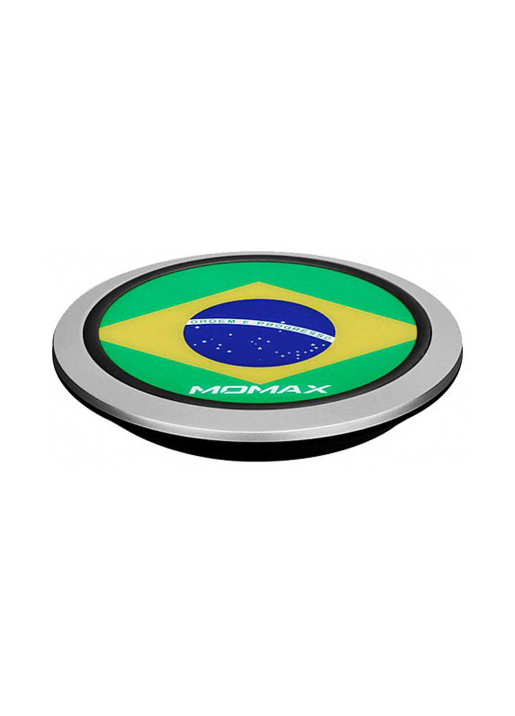 Беспроводное зарядное устройство Momax q.pad wireless charger - brazil (world cup ed.) (ud3bz) (139096999)