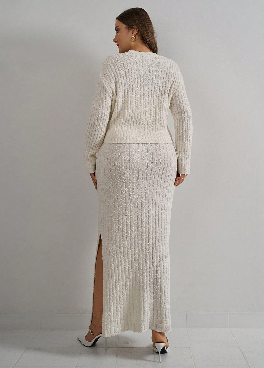 Костюм (топ, кардиган, спідниця) SHEIN (366090872)