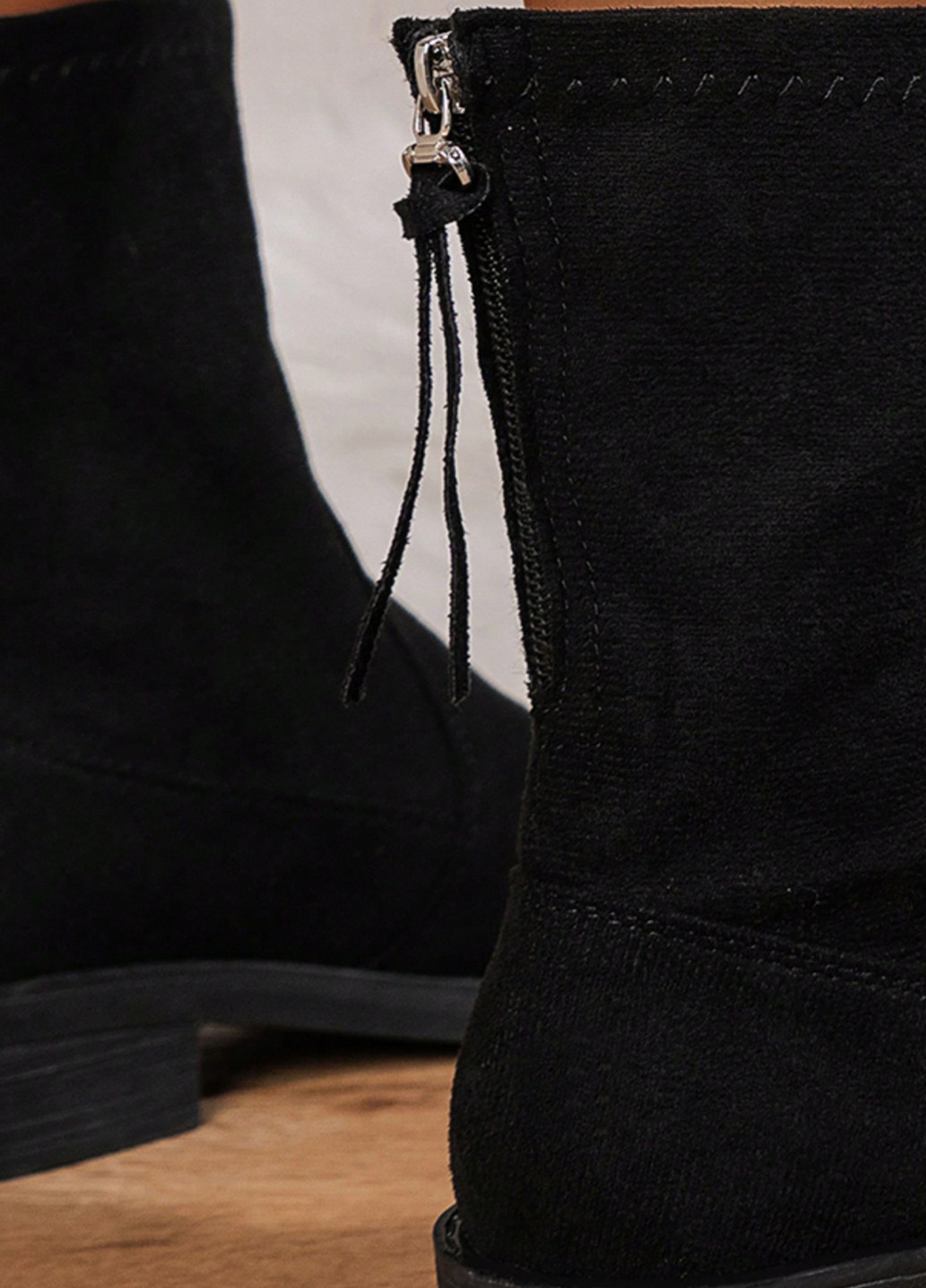 Черные осенние полусапоги SHEIN