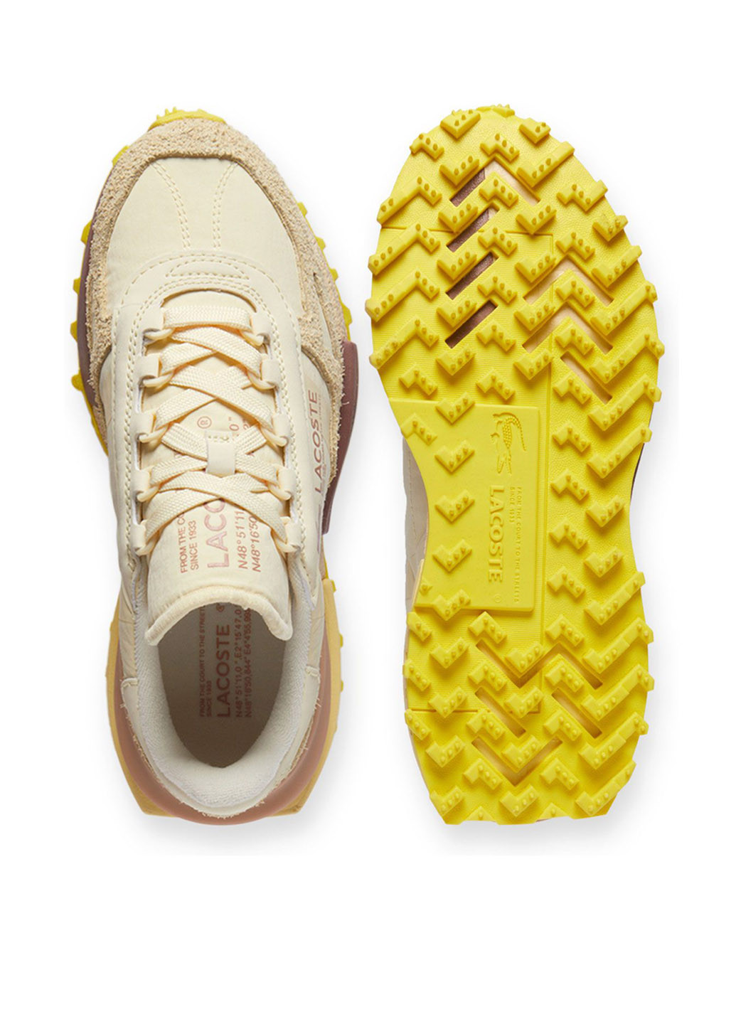 Кросівки Lacoste ELİTE ACTİVE кремові демісезони (348139054)