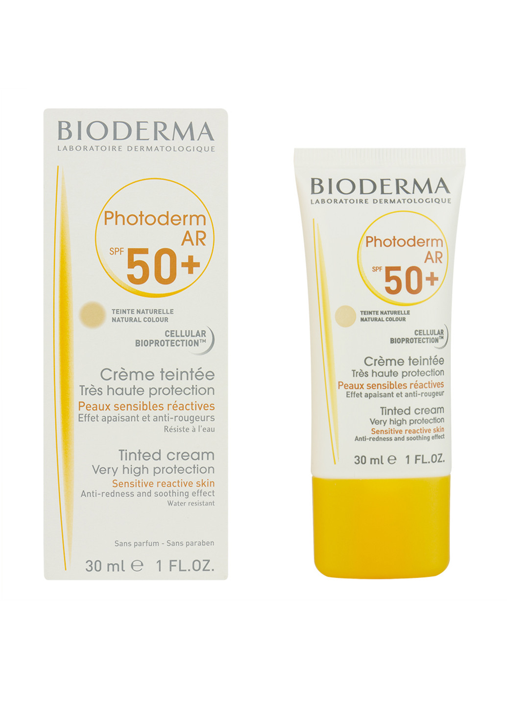 Солнцезащитный крем Photoderm AR SPF 50+ Tinted Sun Cream 30 мл Bioderma (88091728)