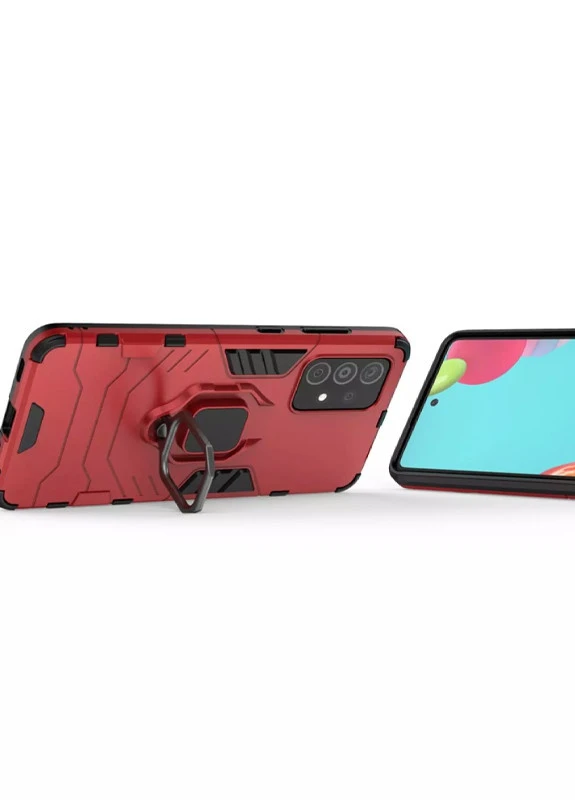 Ударостійкий чохол Transformer Ring for Magnet для Samsung Galaxy A72 4G / A72 5G Червоний / Dante Red (is_00000043172_1) Epik (238479779)