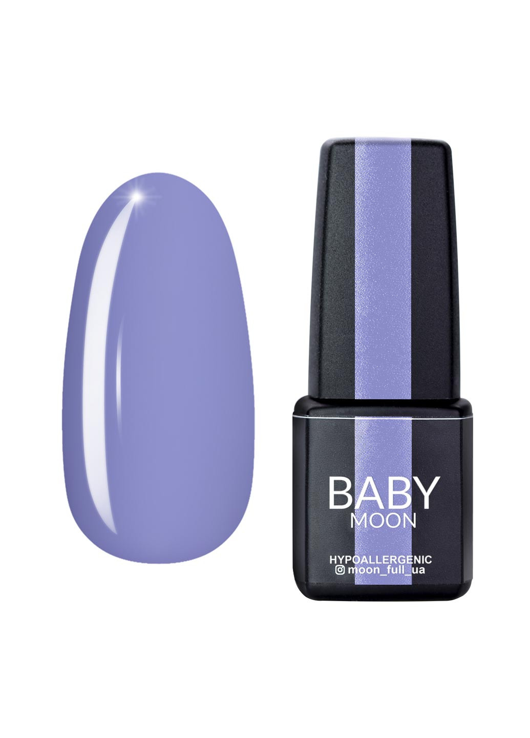 Гель лак BABY Lilac Train Gel polish, 6 мл№019 васильково-сиреневый Moon (251422032)