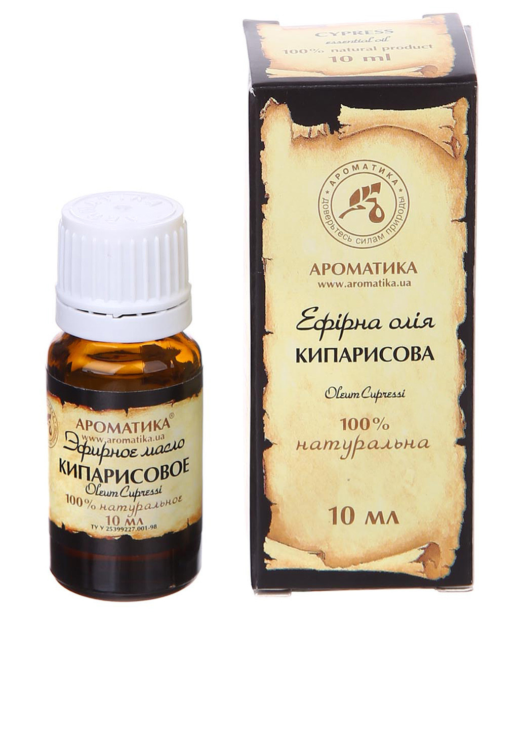 Ефірна олія Кипарис, 10 мл Ароматика (35822591)