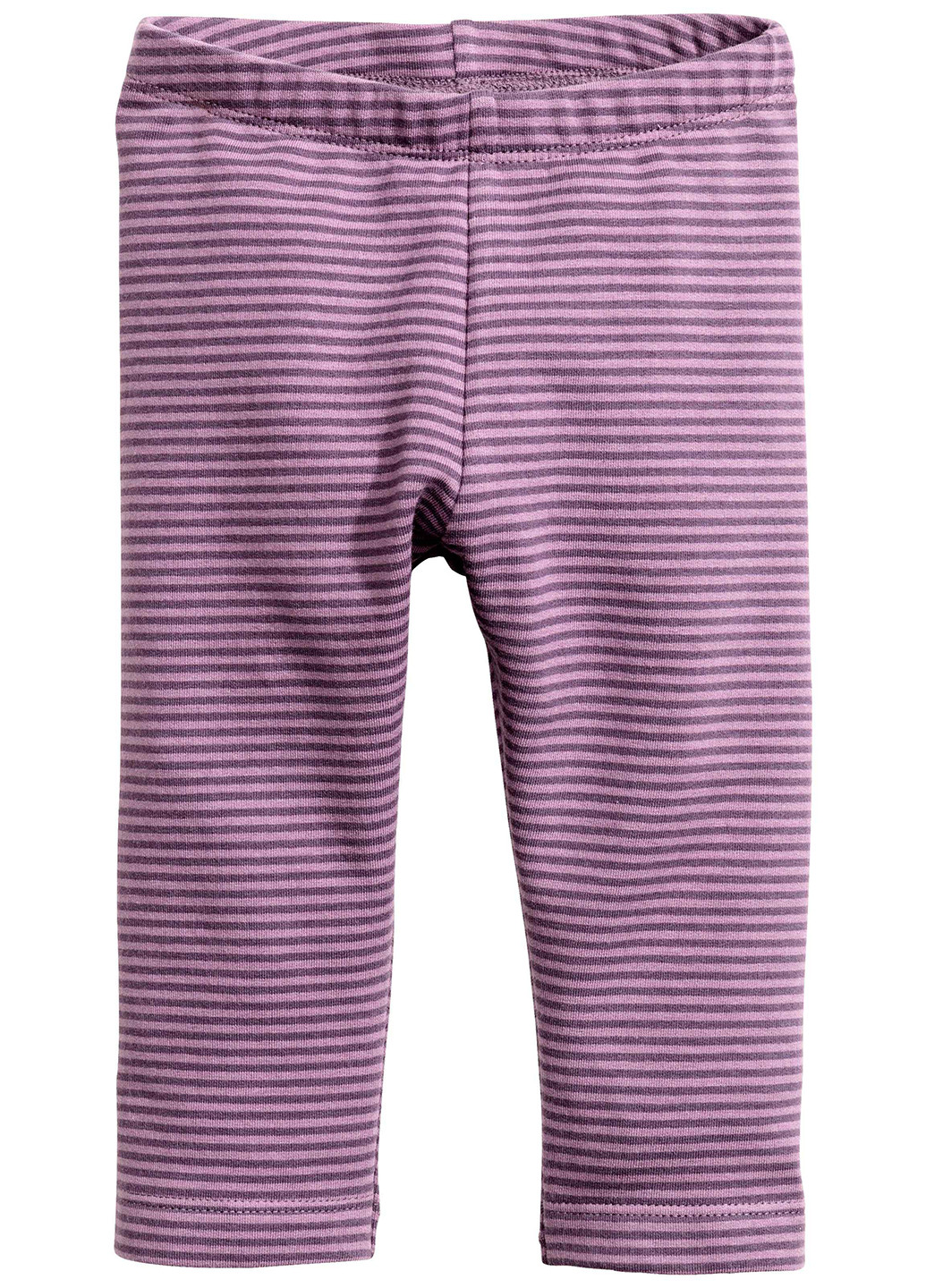 Легінси H&M смужки фіолетові кежуали