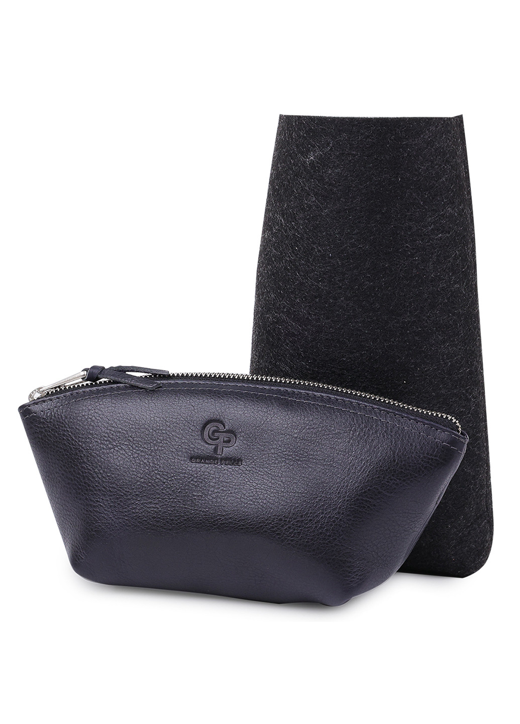 Жіноча шкіряна косметичка 23х10х8 см Grande Pelle (252416331)