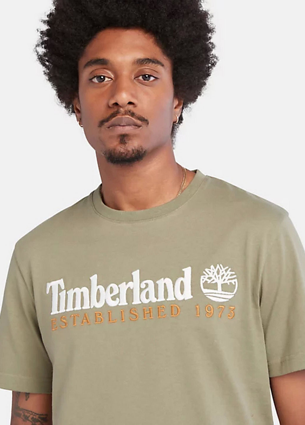 Оливкова футболка Timberland