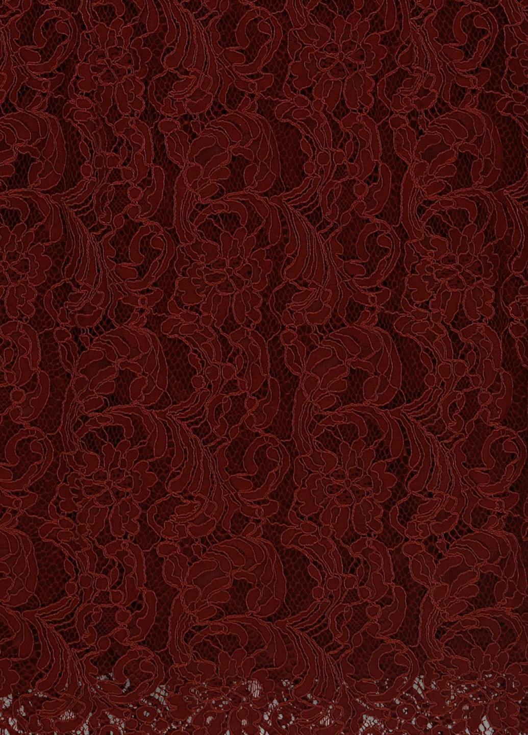 Бордовое кэжуал платье а-силуэт MINT&BERRY однотонное