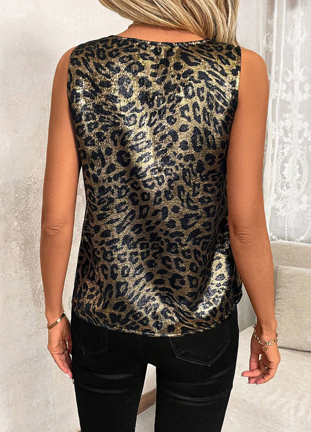 Золотая блуза SHEIN