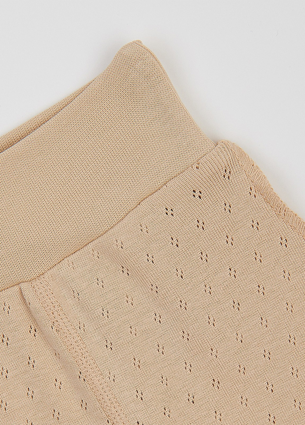 Бежевый демисезонный комплект (распашонка, ползунки, шапка) Ляля