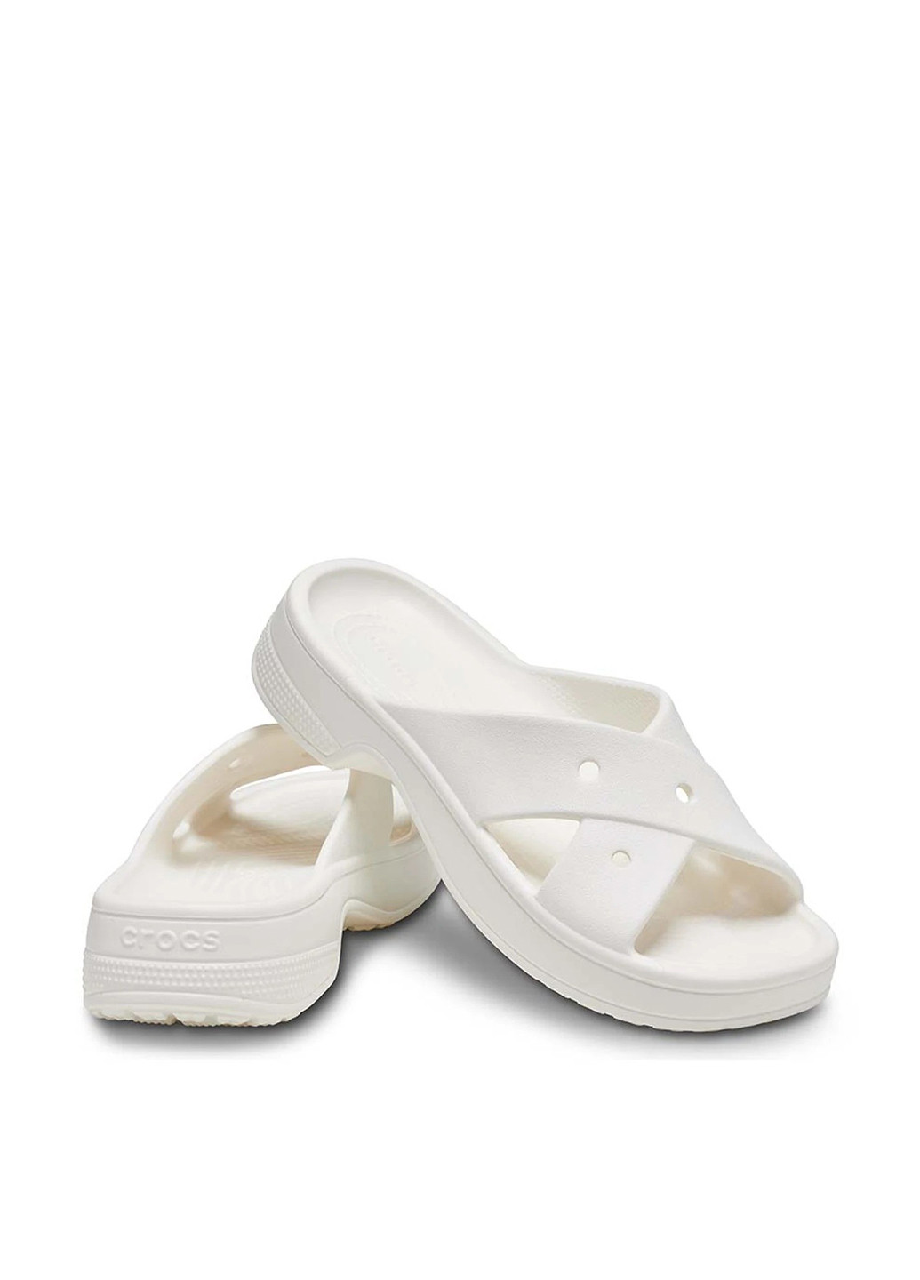 Молочные шлепанцы Crocs
