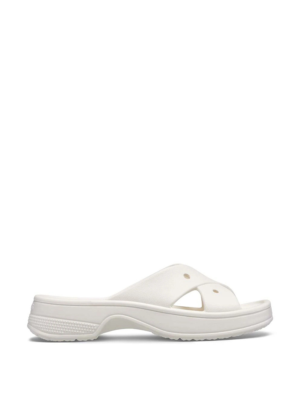 Молочные шлепанцы Crocs