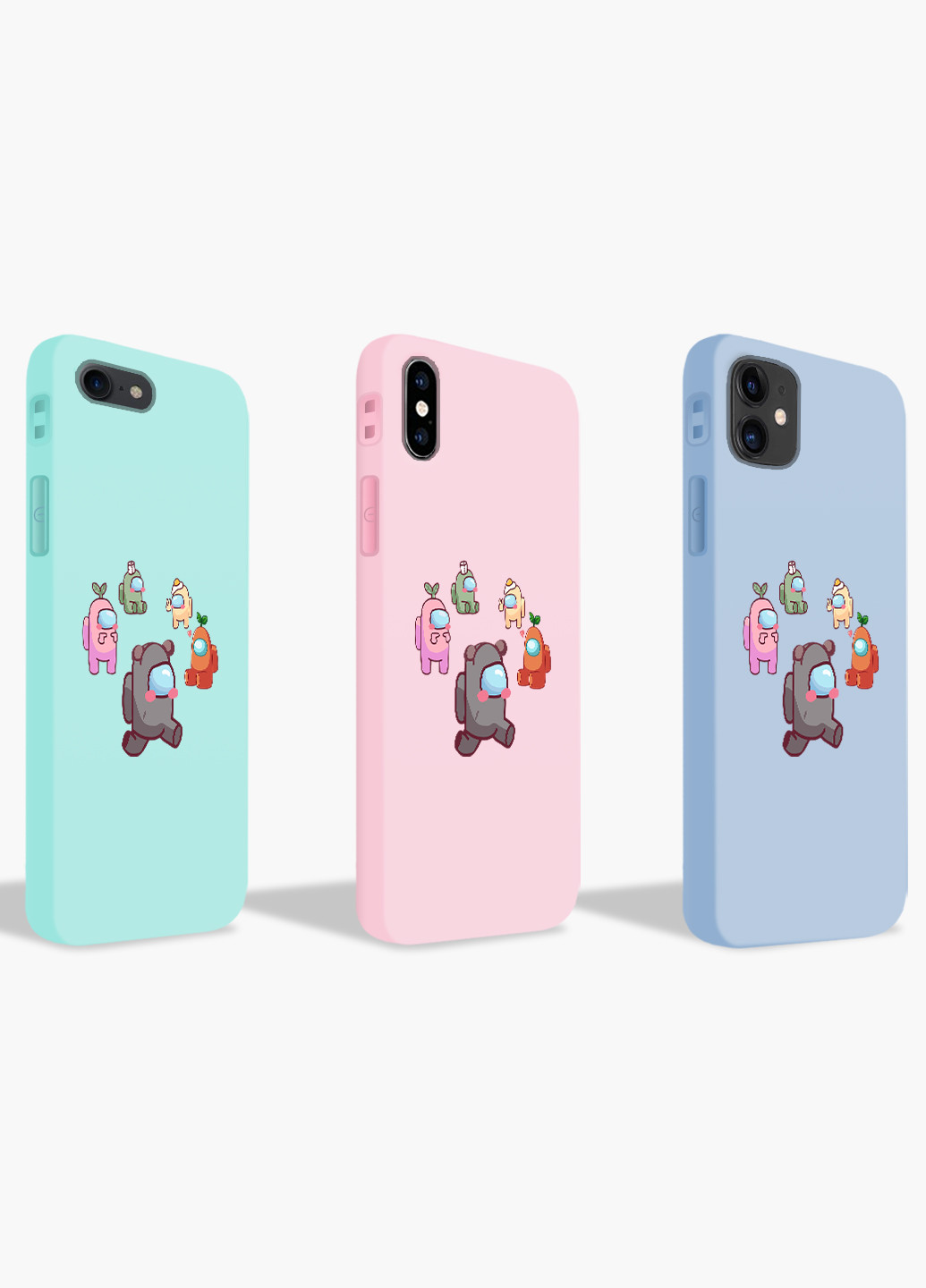 Чохол силіконовий Apple Iphone Xs Амонг Ас (Among Us) (8938-2407) MobiPrint (219556163)