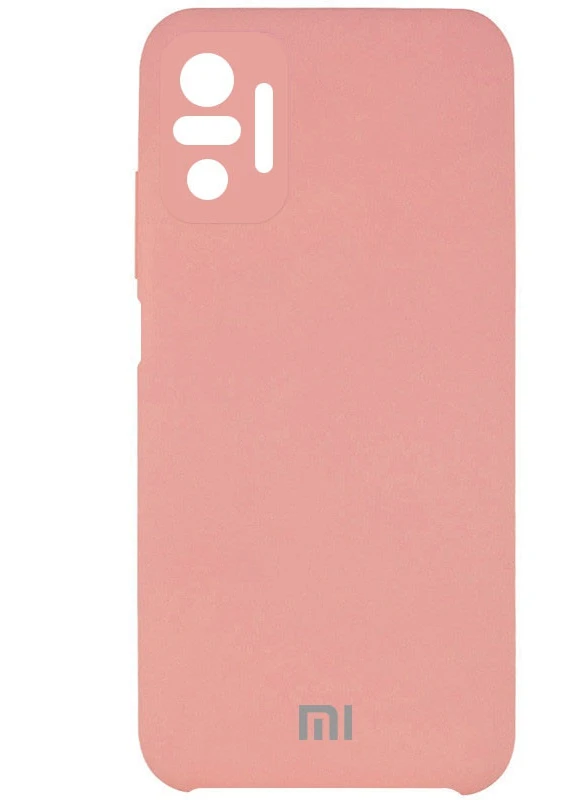 Чохол Silicone Cover Full Camera (AAA) для Xiaomi Redmi Note 10 Pro / 10 Pro Max Рожевий / Pink (is_00000048214_7) Epik (237834663)