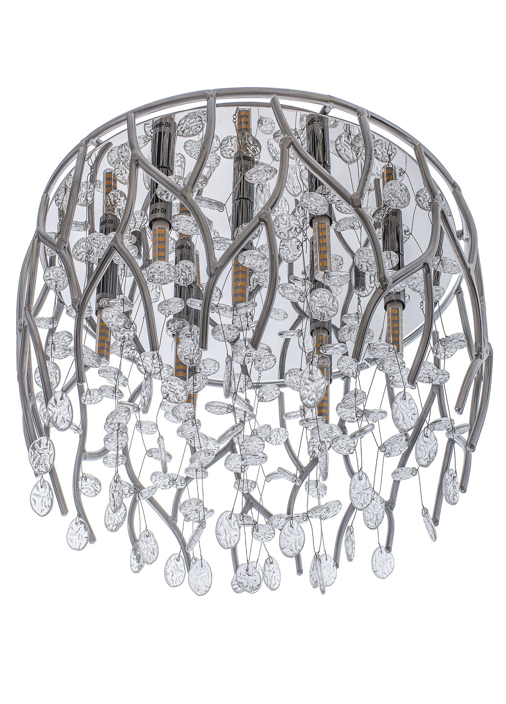 Люстра стельова торт галогенна BR-01 466C/9 G9 SL Brille (220133503)