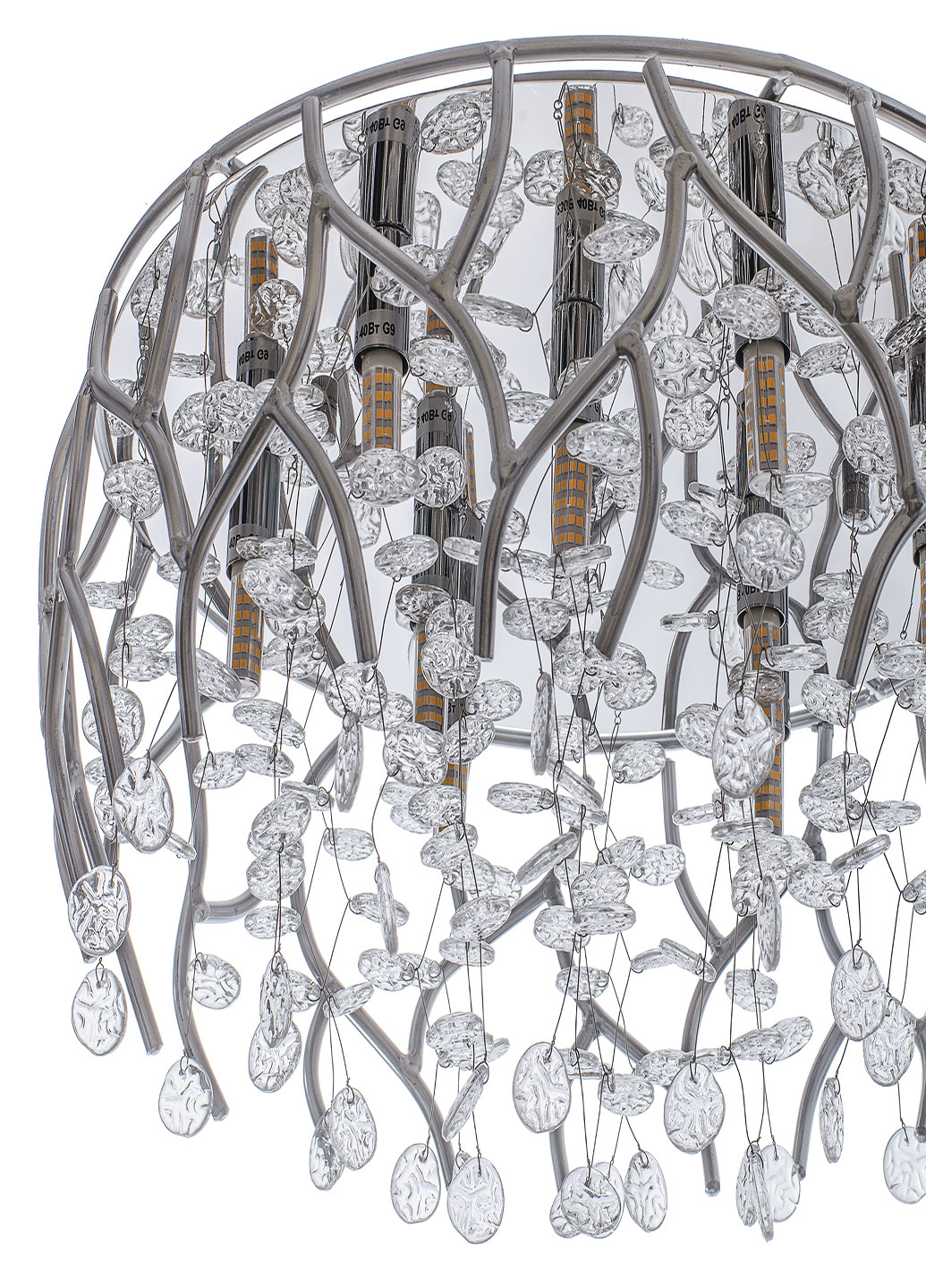 Люстра стельова торт галогенна BR-01 466C/9 G9 SL Brille (220133503)