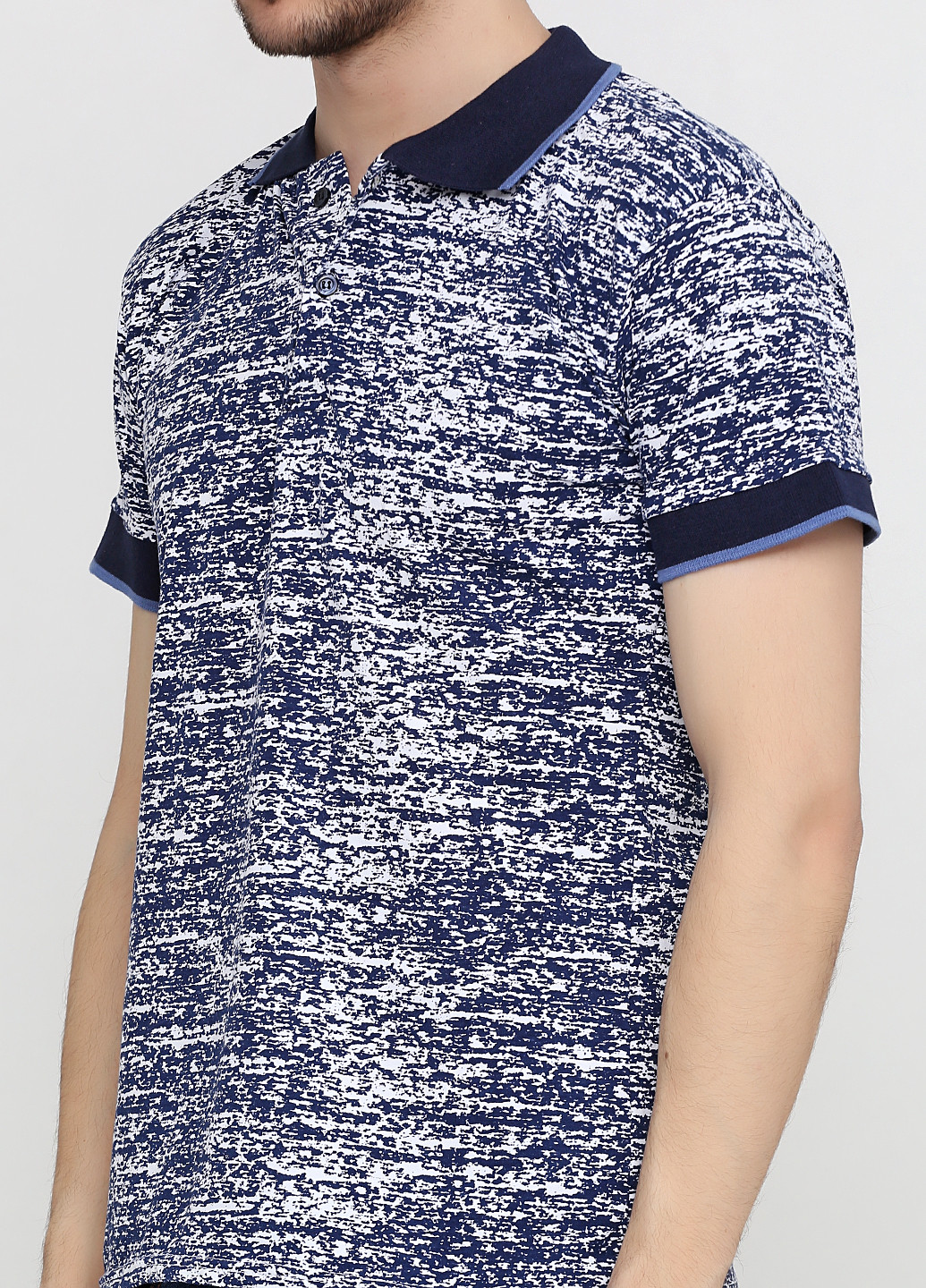 Цветная футболка-поло для мужчин Chiarotex меланжевая