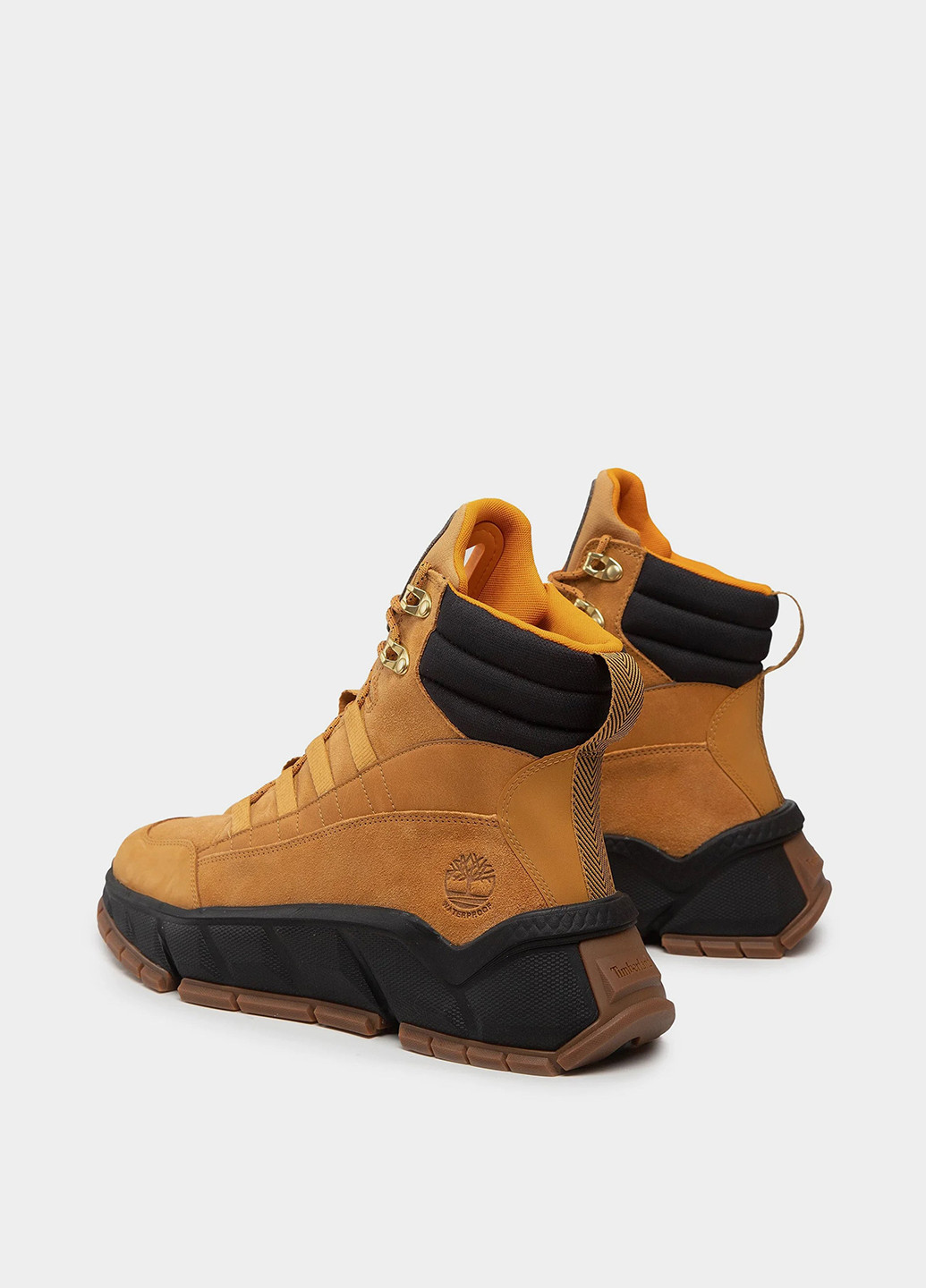 Желтые осенние ботинки тимберленды Timberland