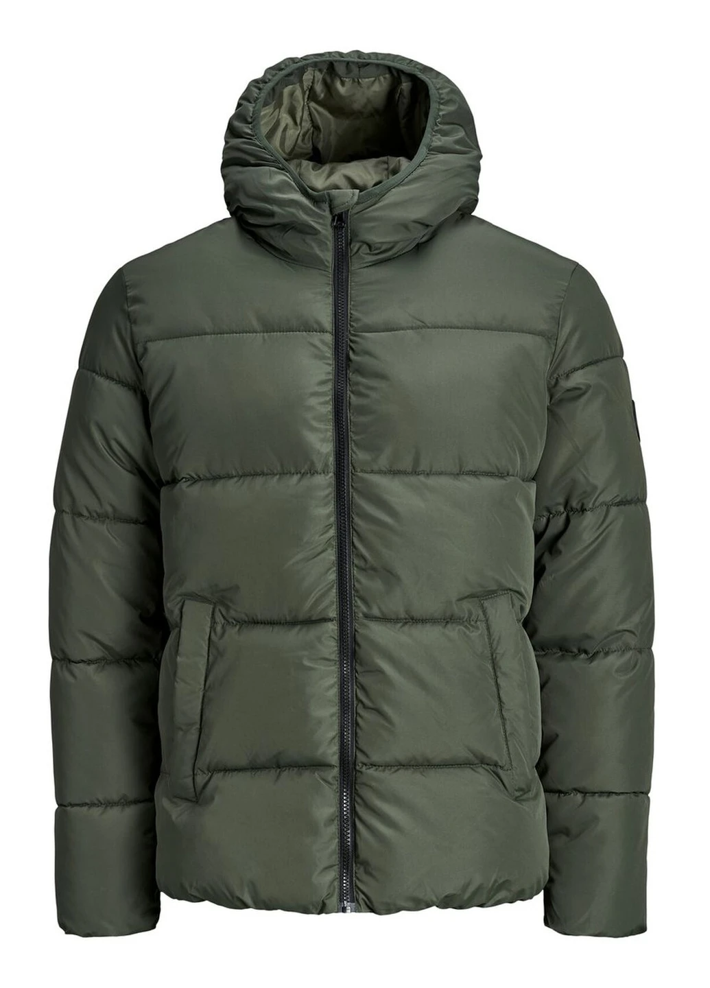 Оливковая (хаки) зимняя куртка JACK&JONES