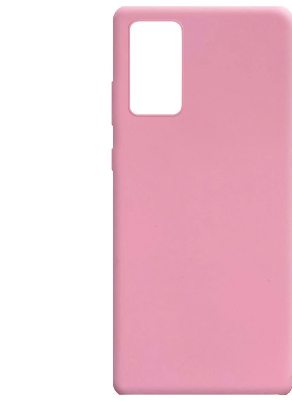 Силиконовый чехол Candy для Samsung Galaxy Note 20 Розовый (is_00000038760_11) Epik (238480722)
