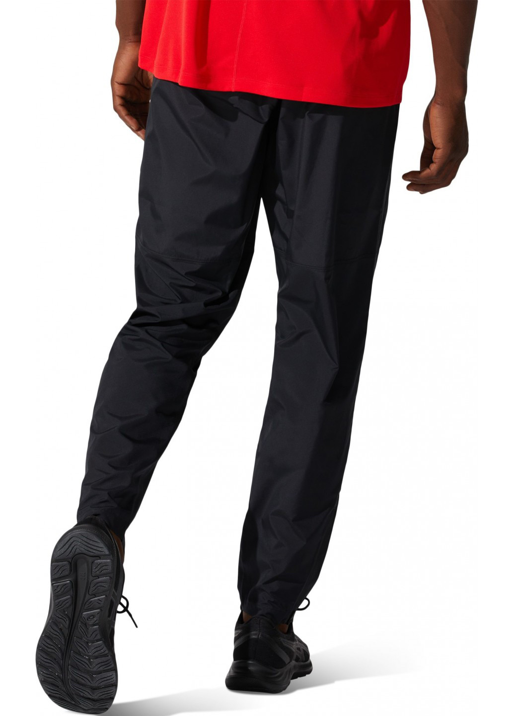 Черные спортивные демисезонные зауженные брюки Asics