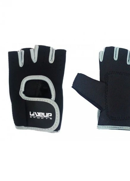 Перчатки для тренировок TRAINING GLOVES черный, голубой L/XL LS3077-LXL LiveUp (256550677)