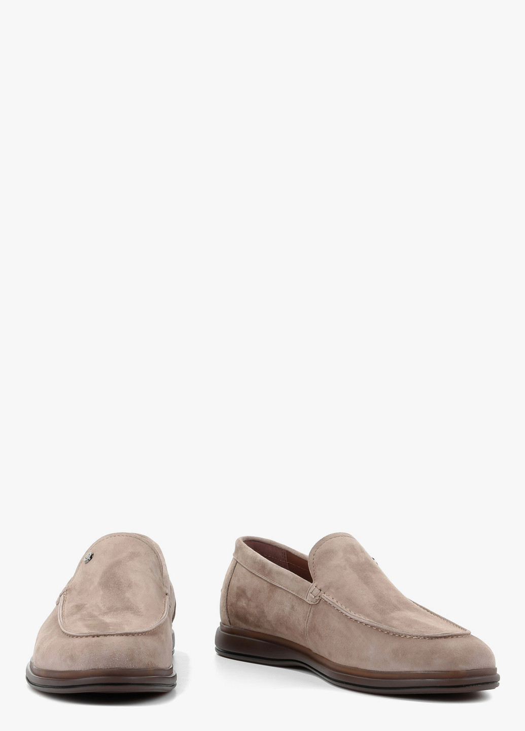 Бежевые кэжуал туфли Le'BERDES без шнурков