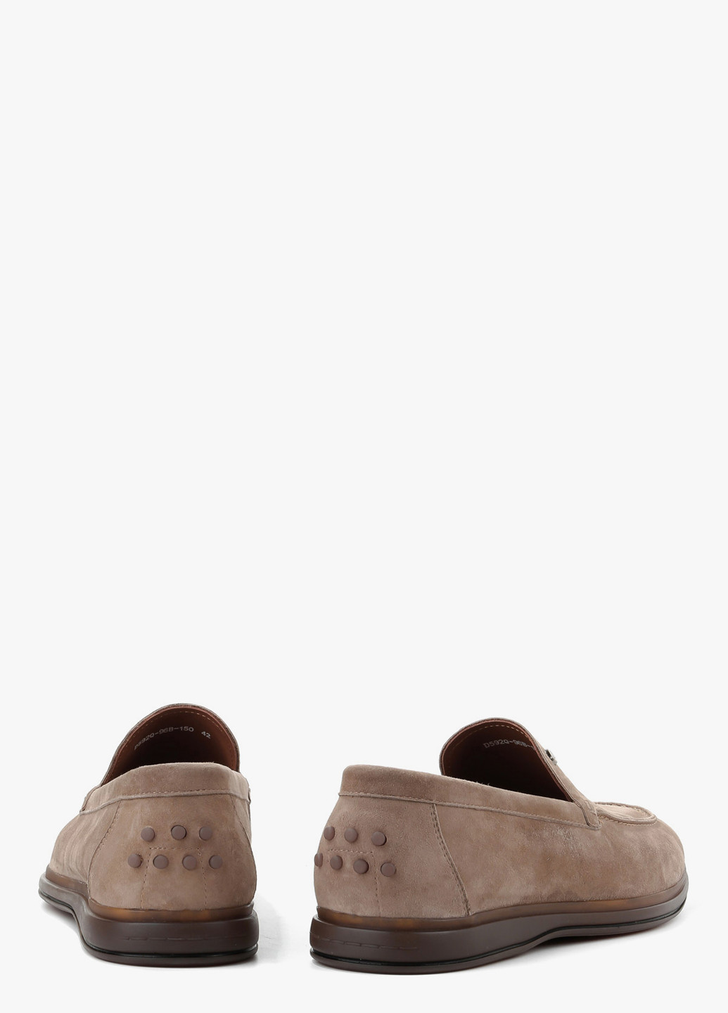 Бежевые кэжуал туфли Le'BERDES без шнурков