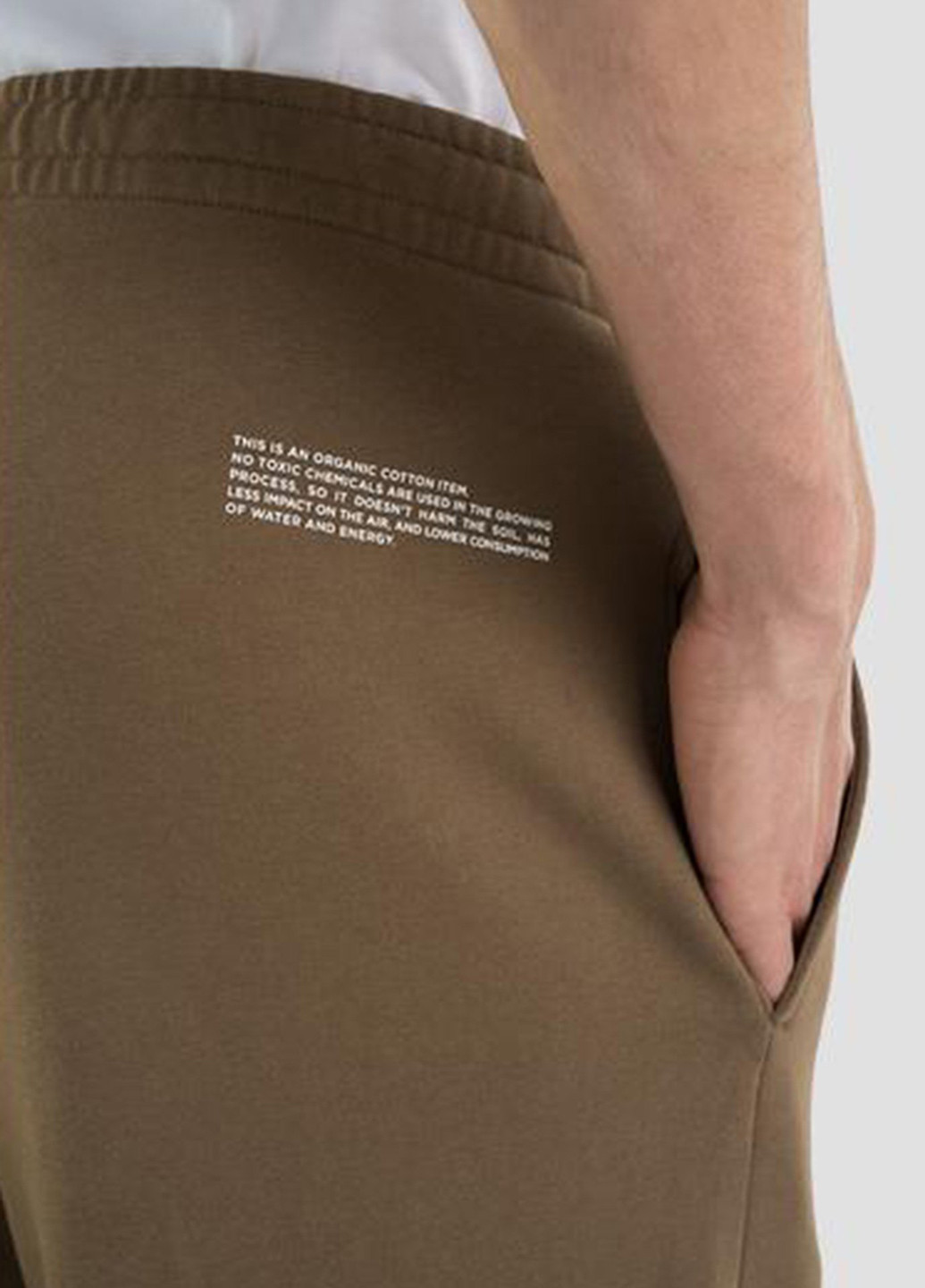Светло-коричневые спортивные демисезонные джоггеры брюки Replay