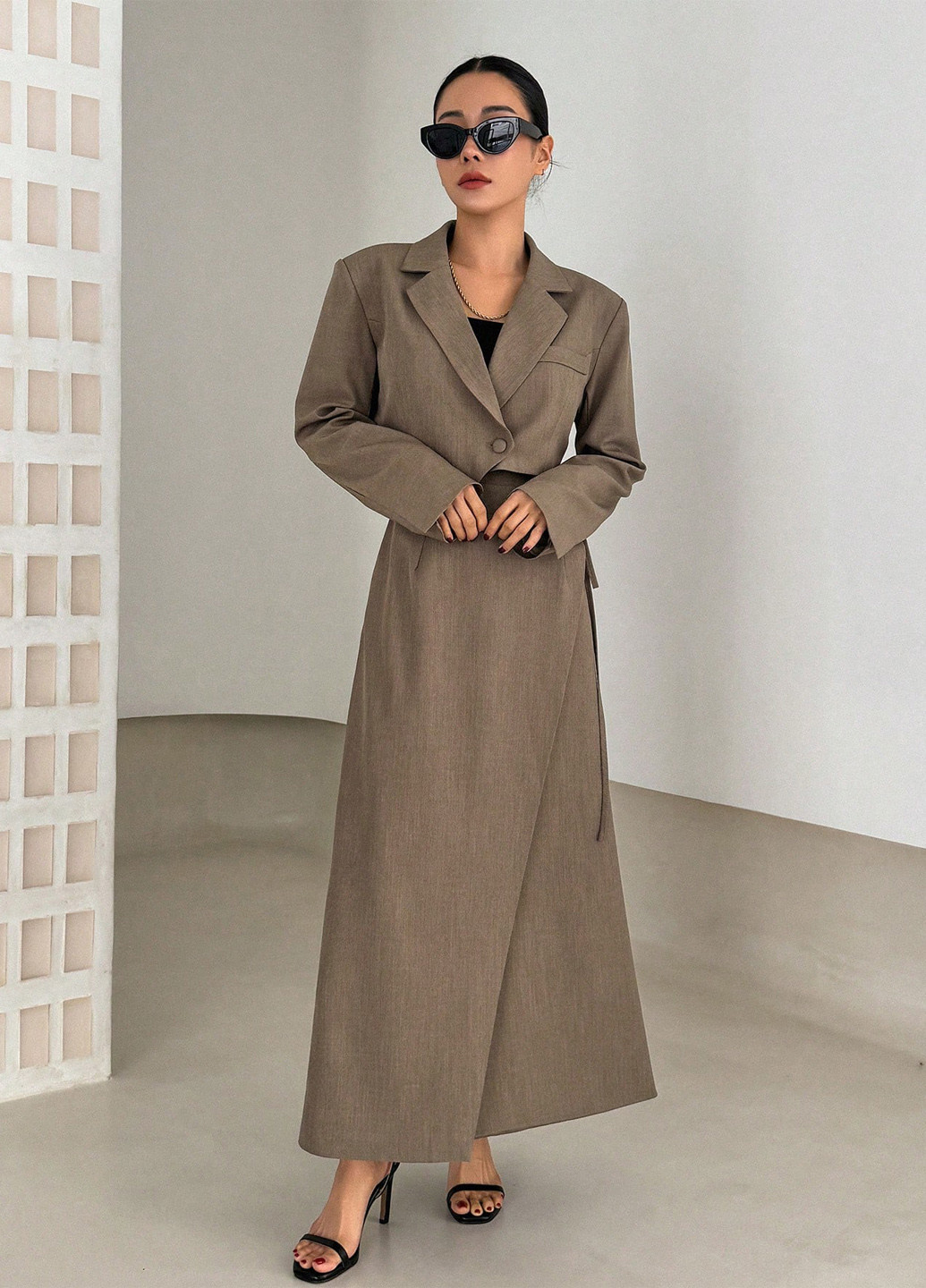 Костюм (жакет, спідниця) SHEIN (337833634)