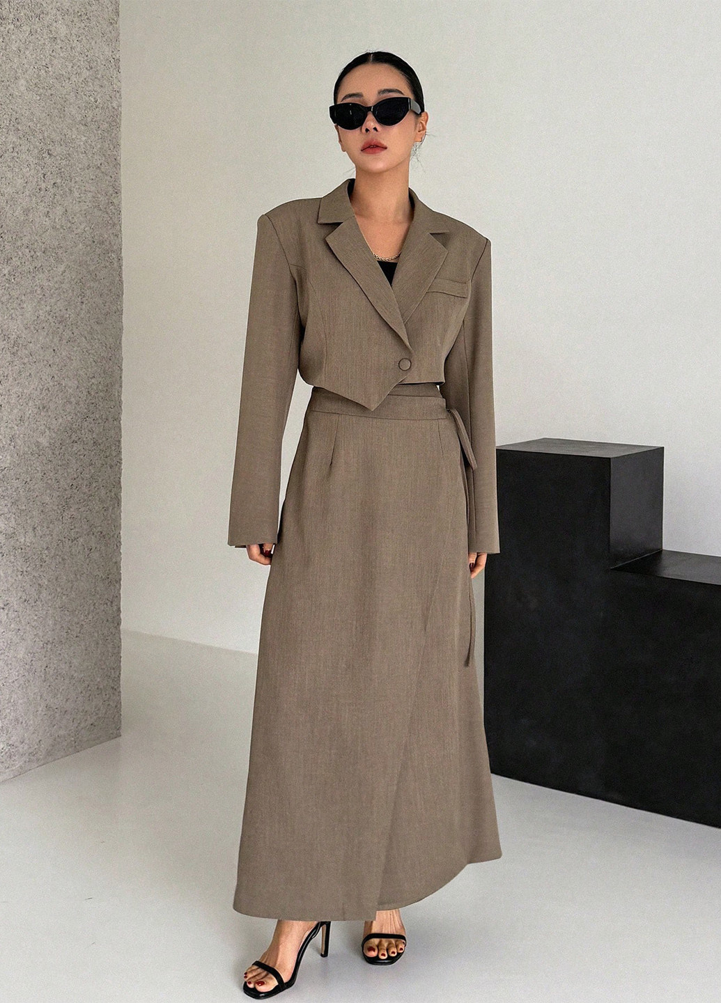 Костюм (жакет, спідниця) SHEIN (337833634)