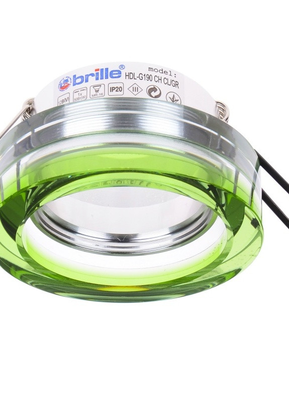 Світильник точковий декоративний HDL-G190 CH CL/GR Brille (253893035)