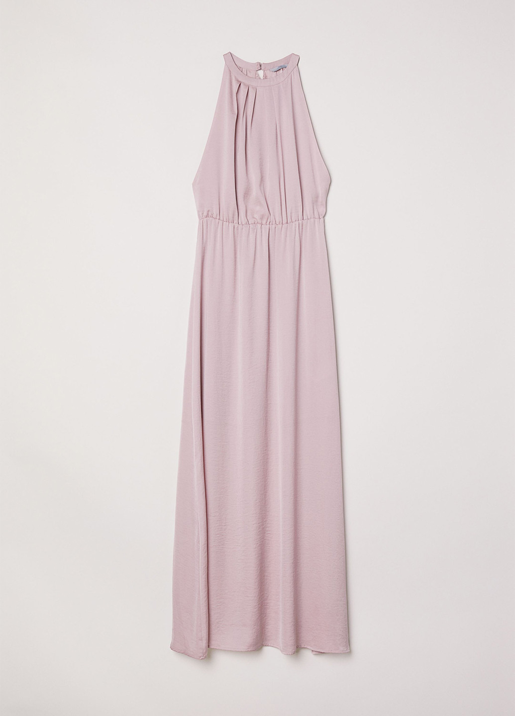 Светло-розовое кэжуал платье в греческом стиле H&M однотонное