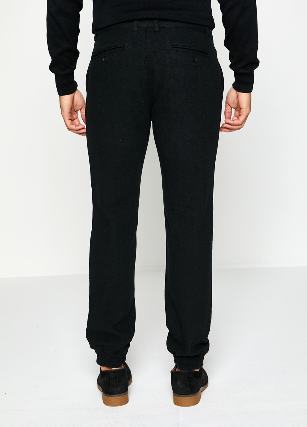 Черные кэжуал зимние прямые брюки KOTON