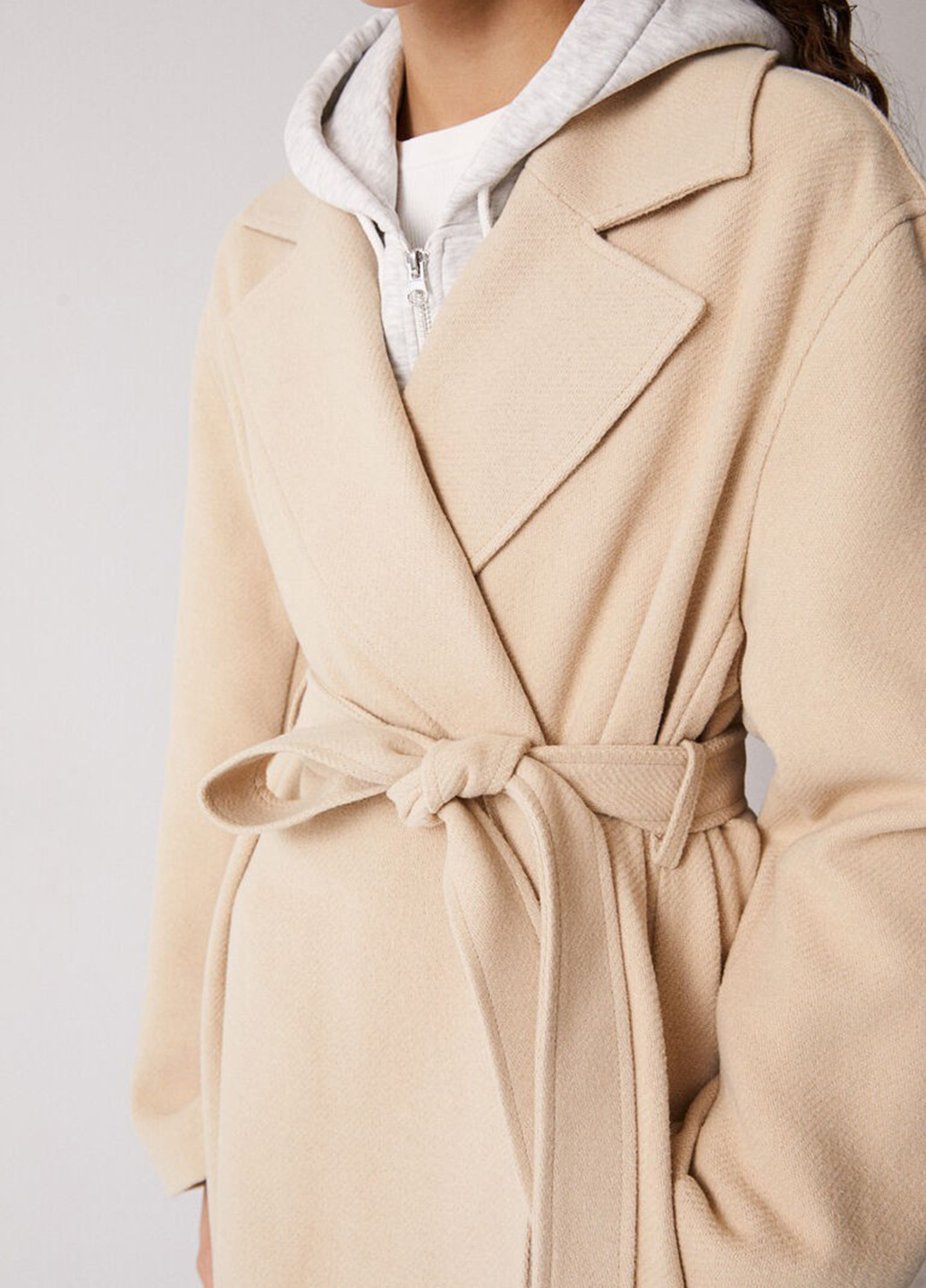 Світло-бежеве демісезонне Пальто H&M