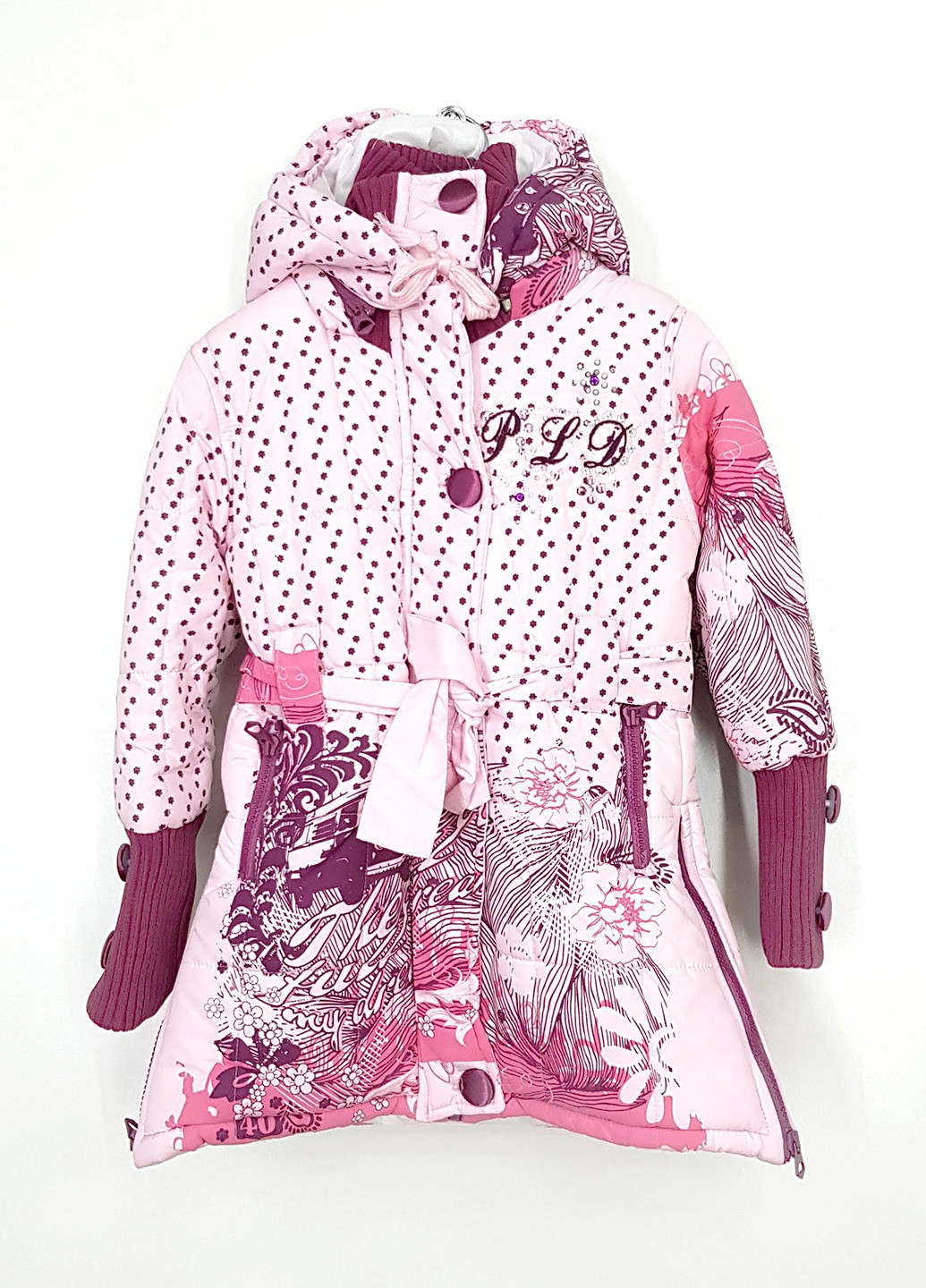 Рожева зимня куртка Puledro