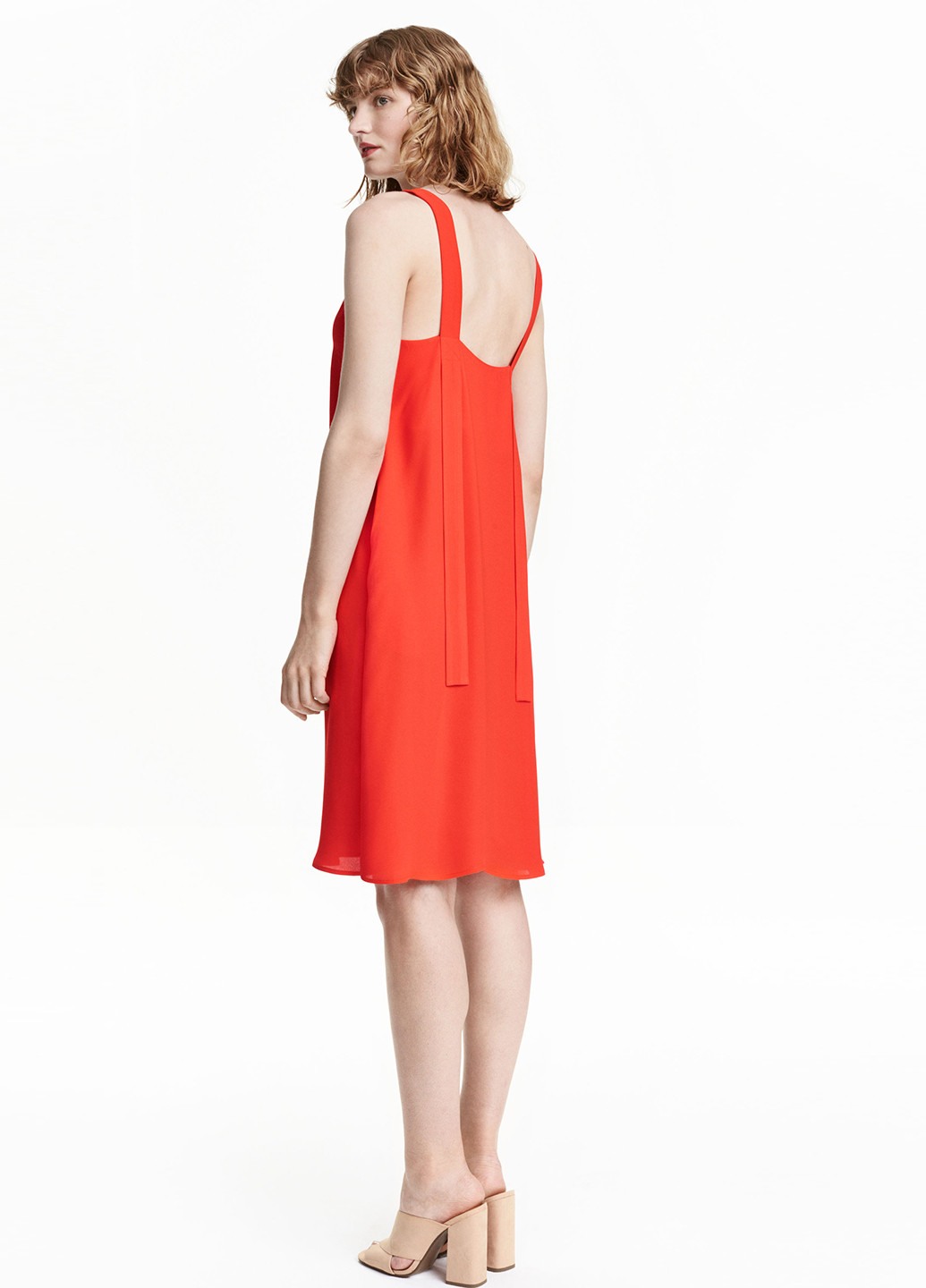 Червона кежуал сукня а-силует H&M