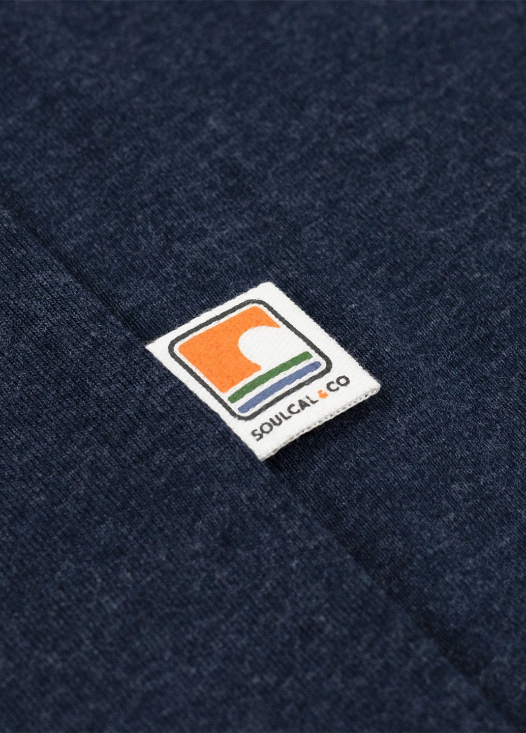 Серо-синяя футболка Soulcal & Co