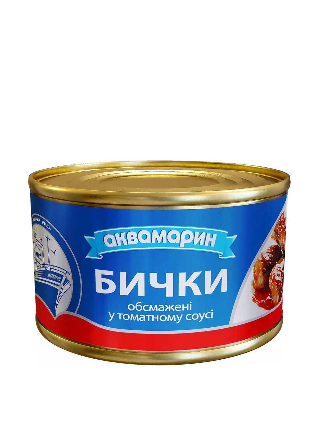 Бички в томатному соусі, 230 г Аквамарин (364959224)