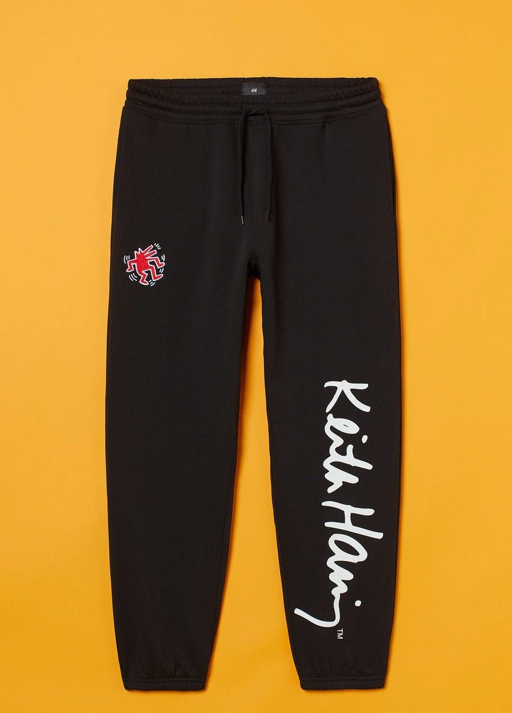 Черные демисезонные брюки H&M