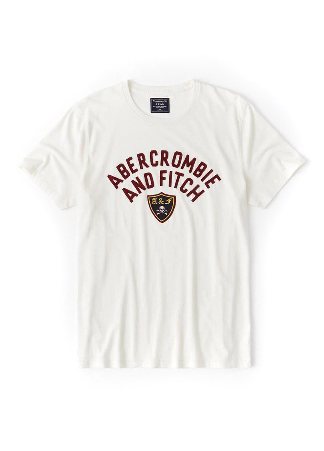 Молочна футболка Abercrombie & Fitch