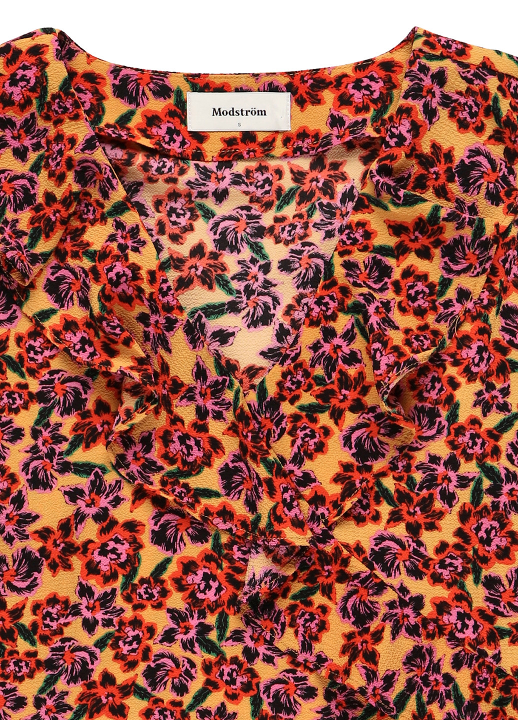 Комбинированная блуза на запах Modstrom