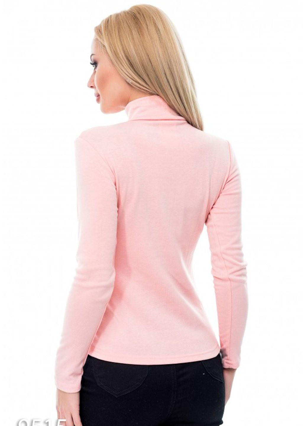 Розовый демисезонный свитера 9515 4xl розовый ISSA PLUS