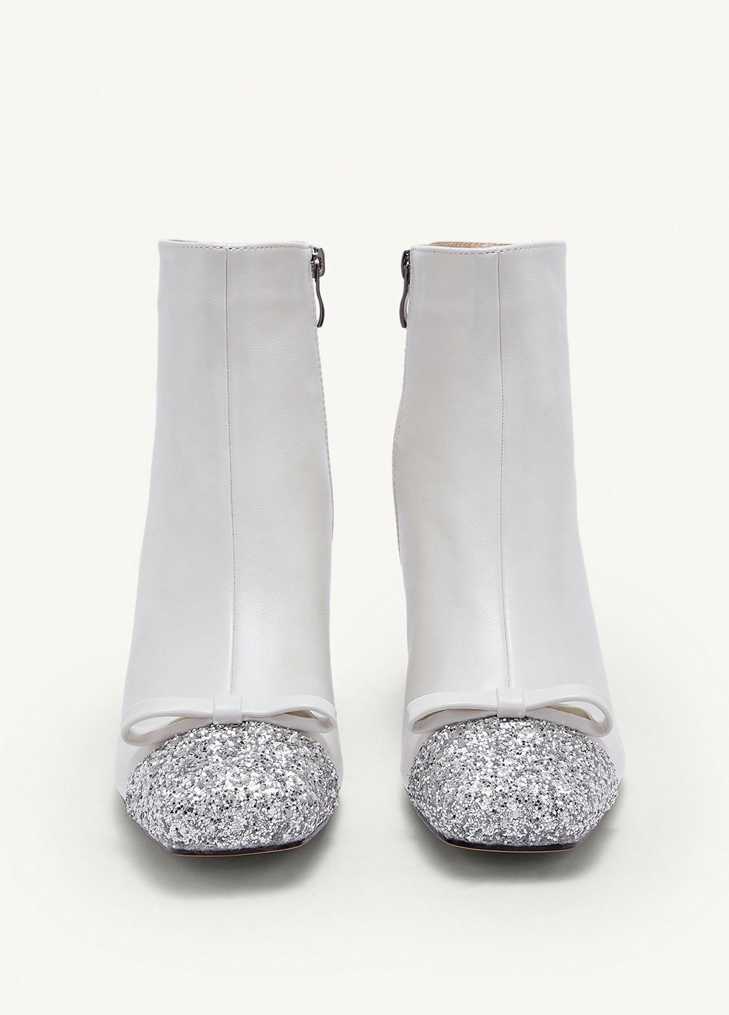 Белые демисезонная ботильоны SHEIN