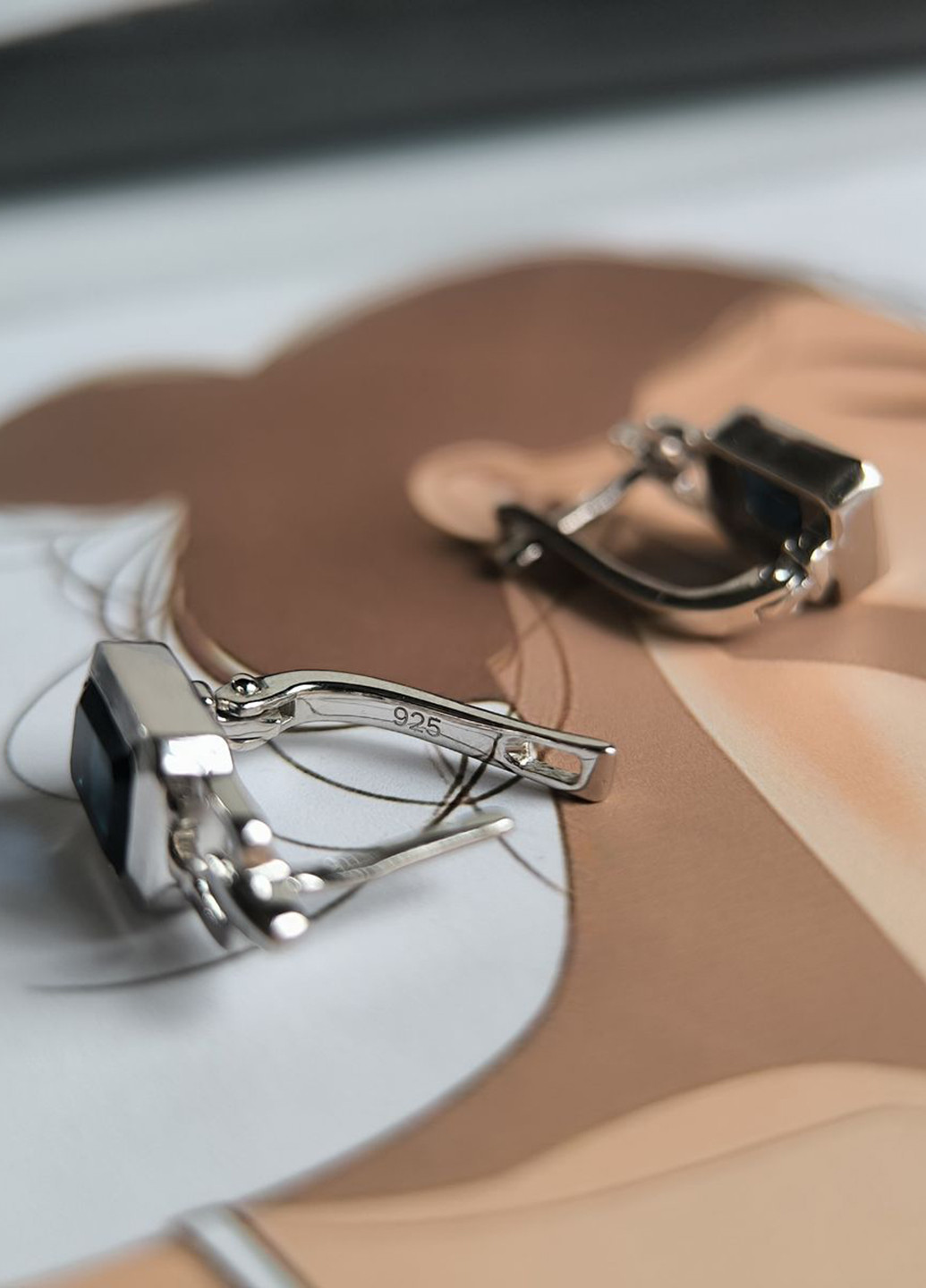 Сережки Silver Flame (354214484)