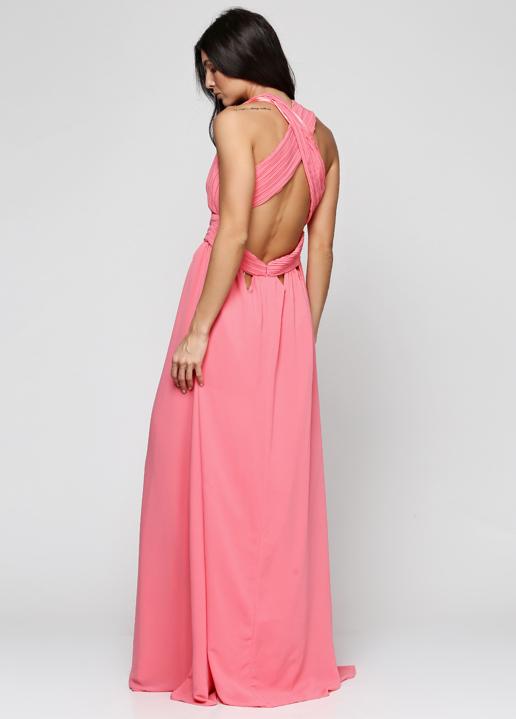 Розовое вечернее платье Young Couture